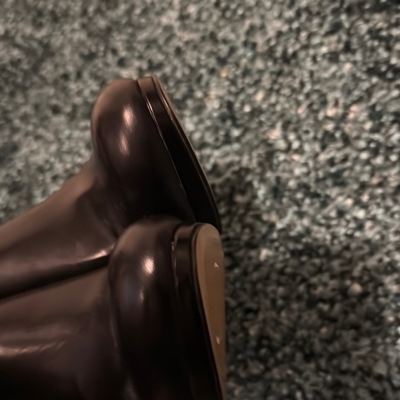 Nine West Black Ankle Booties with Chunky Heel Leather - Picture 9 of 10